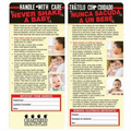 Handle With Care: Never Shake A Baby 2-Sided English/Spanish Glancer